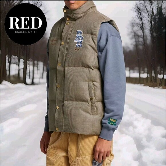 Puma Rhuigi Rhude Puffer Vest Duck Down - Men's Size M - MSRP $ 400 - Picture 3 of 16